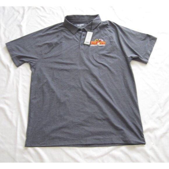 New Rhone "Zaching Against Cancer" Polo Short Sleeve Shirt Sz XL (MT653) - Picture 1 of 10
